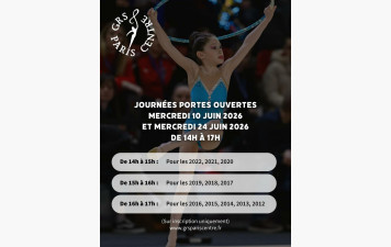 📣JPO GRS Paris Centre mercredi 10 et mercredi 24 juin📣